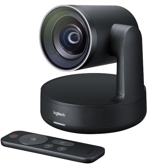 Logitech Rally 4K PTZ Conference Camera – 15X HD Zoom, 90° FOV, Autofocus, 60fps, Automatic Pan/Tilt/Zoom, 13MP Sensor for Video & Audio Conferencing