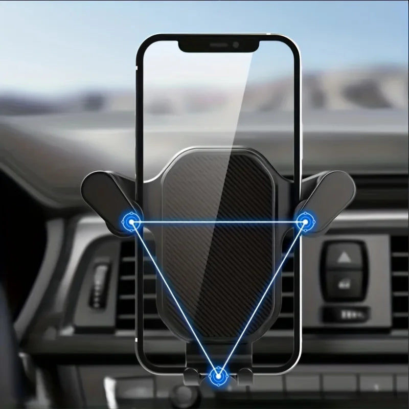 "Universal Car Phone Holder – Air Vent Mount Clip for Smartphone & GPS Devices 360° Rotation Stand