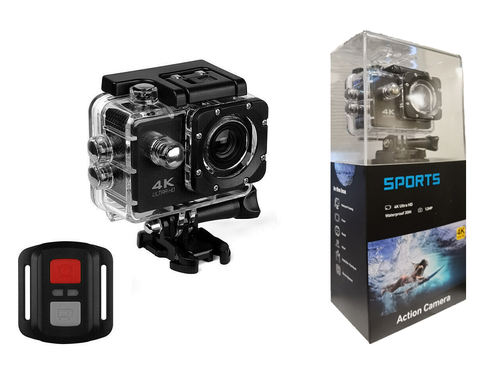 BDI 4K WiFi Action Camera – Sports DV Cam with Ultra HD Recording & Waterproof Case