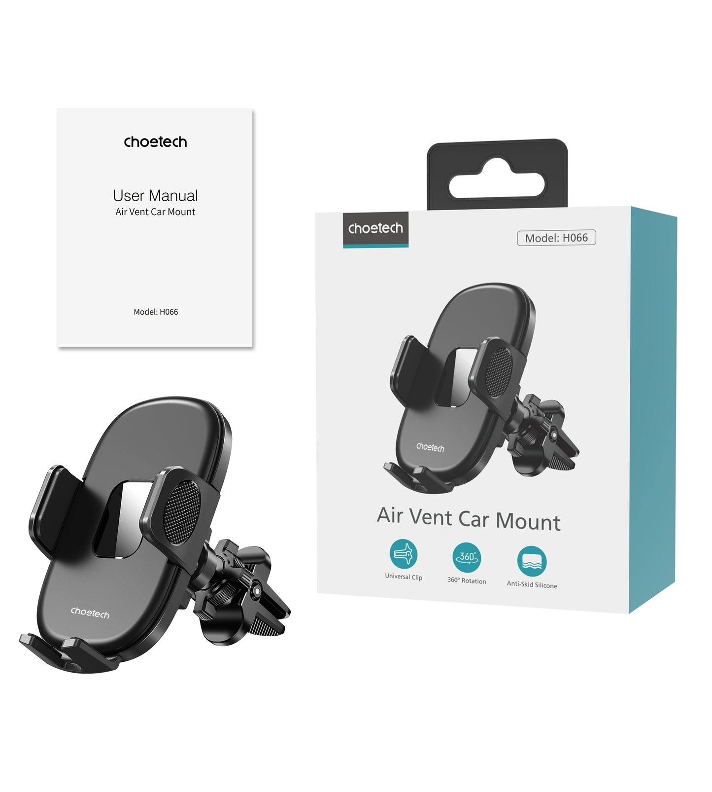 CHOETECH H066 Air Vent Car Phone Mount – Universal Holder Stand for Smartphones"