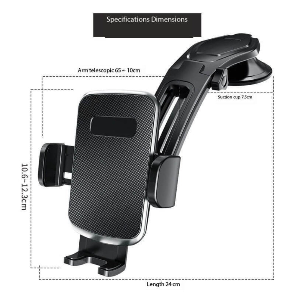 Universal Car Phone Holder – Dashboard Mount, Hands-Free Stand for All Smartphones