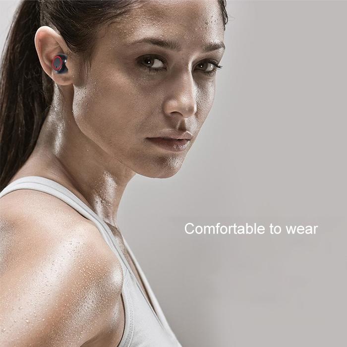 BTH-K08 TWS V5.0 Wireless Stereo Bluetooth Headset – True Wireless Earbuds with Charging Case