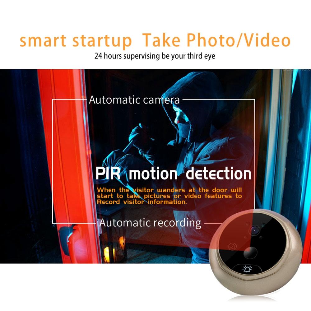 2.4-Inch Color Screen Security Camera with Night Vision & Motion Detection – Supports 32GB TF Card