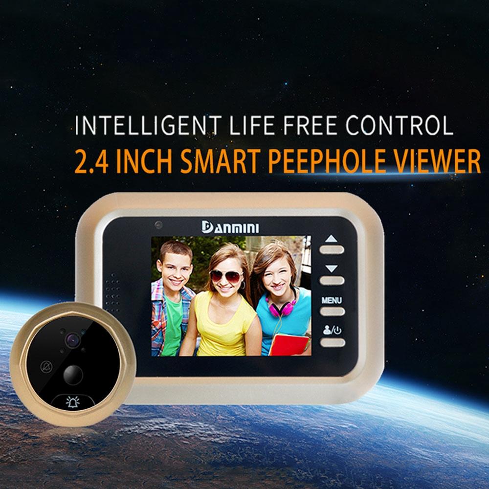 2.4-Inch Color Screen Security Camera with Night Vision & Motion Detection – Supports 32GB TF Card
