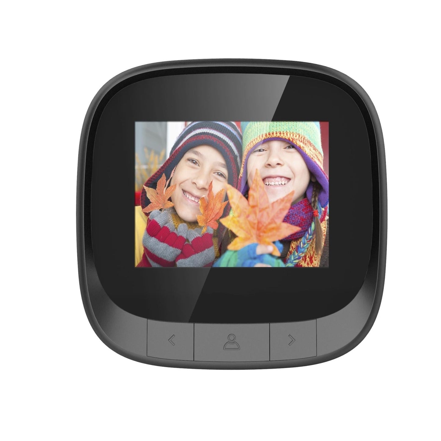 2.4-Inch Digital Peephole Viewer with 0.3MP Camera & Built-in Doorbell