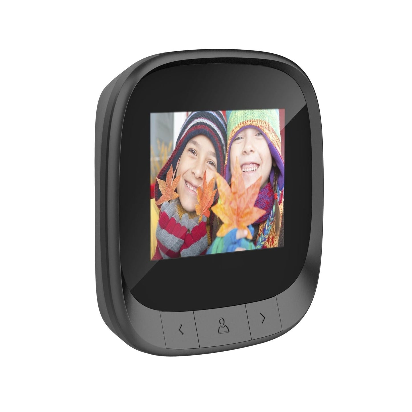 2.4-Inch Digital Peephole Viewer with 0.3MP Camera & Built-in Doorbell