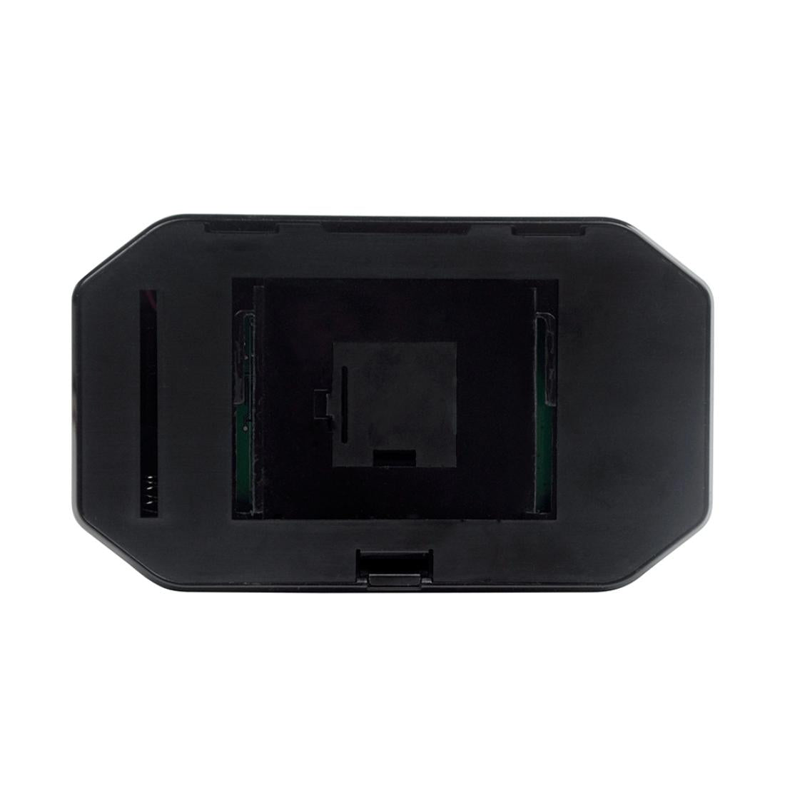 3-Screen 1.0MP Security Camera with Door Peephole & TF Card Support – Black
