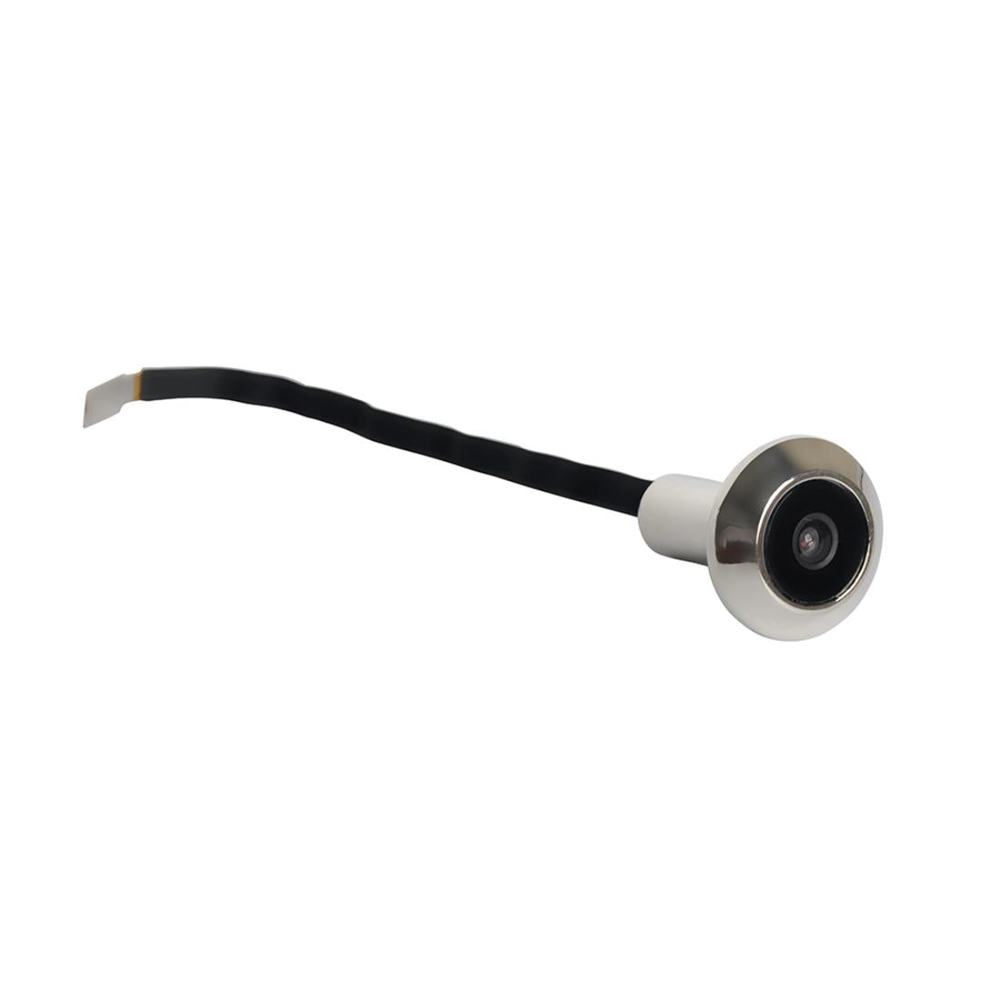 3-Screen 1.0MP Security Camera with Door Peephole & TF Card Support – Black