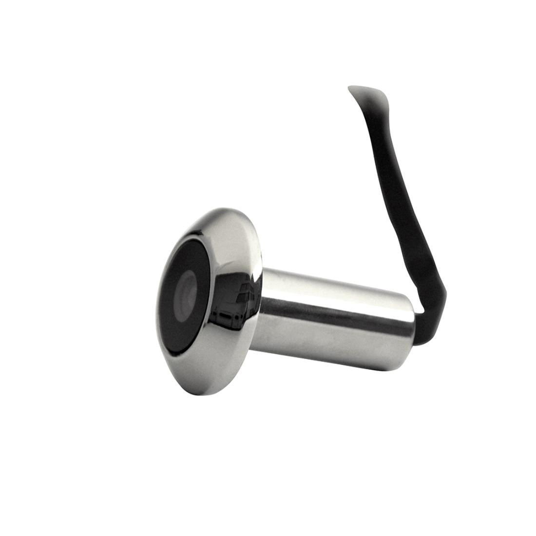 3-Screen 1.0MP Security Camera with Door Peephole & TF Card Support – Black