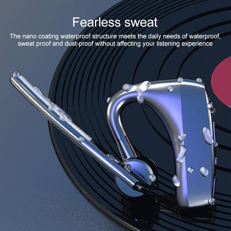 K5C Wireless TWS Earhook Bluetooth Earphones – CSR3020 Chip, Secure Fit, Clear Sound, Long Battery Life