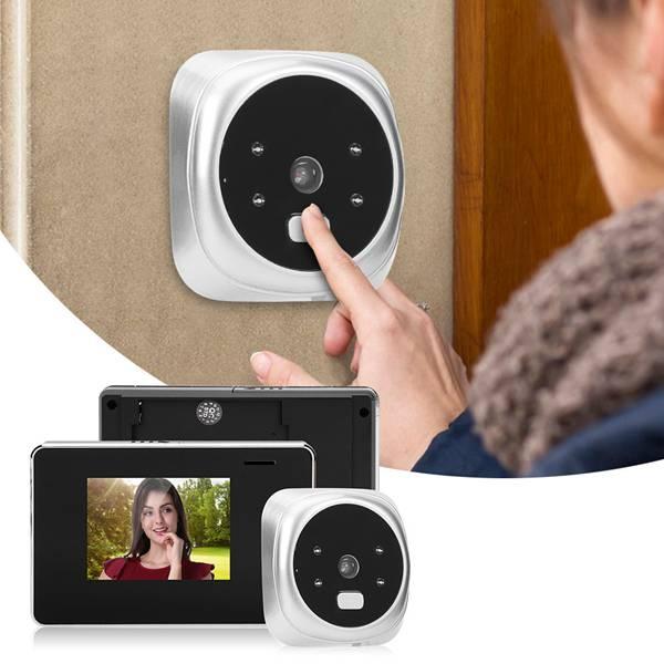 Digital Peephole Doorbell with 2.8-Inch Screen & 0.3MP Camera – Indoor Door Viewer for Home Security
