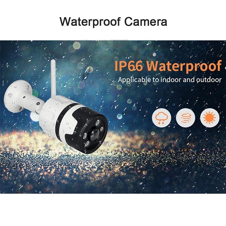 Smart WiFi Security Camera – HD Video, IP66 Waterproof, Night Vision, Motion Detection, Indoor/Outdoor Use