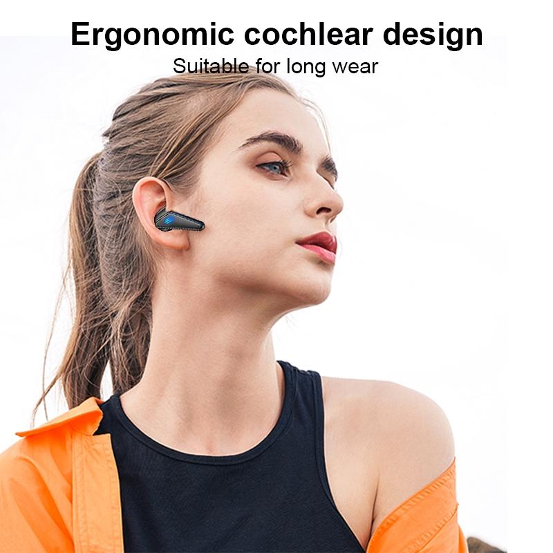 K55 TWS Wireless Bluetooth Earphones – Low Latency Gaming Earbuds for Mobile Devices