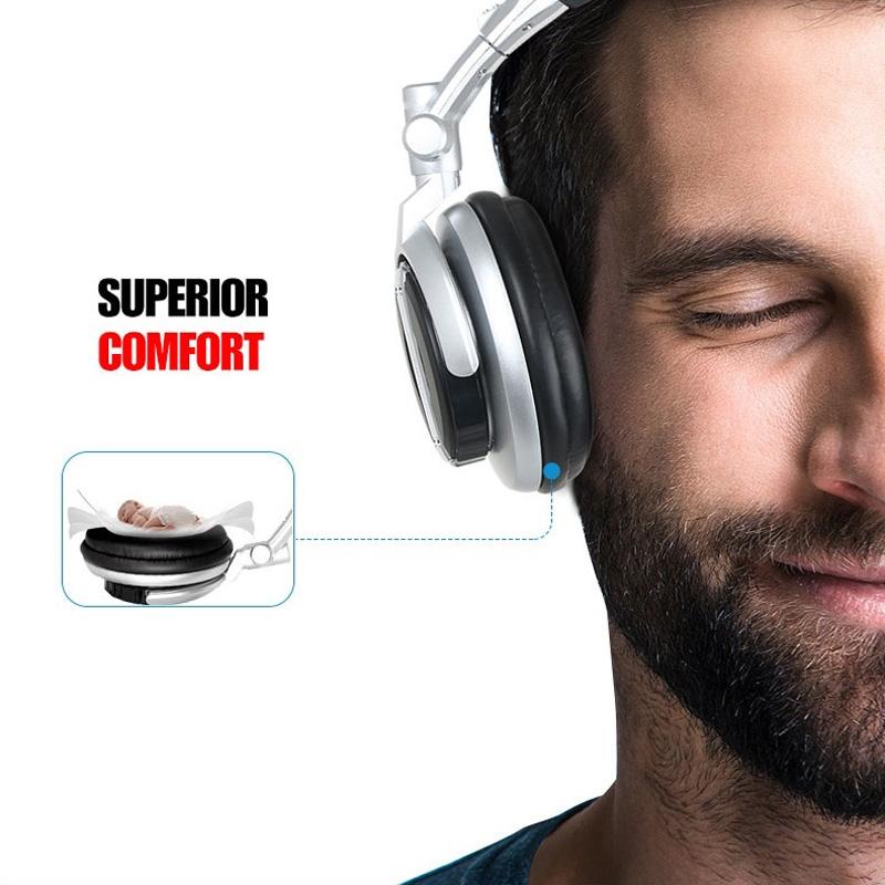 High-Fidelity Headset with Spring Line – Silver, Premium Sound & Comfortable Fit