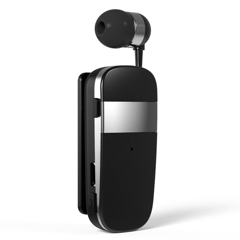 Wireless Bluetooth Earphone with Vibration Reminder – Hands-Free Calling Headset for Phone (Black)