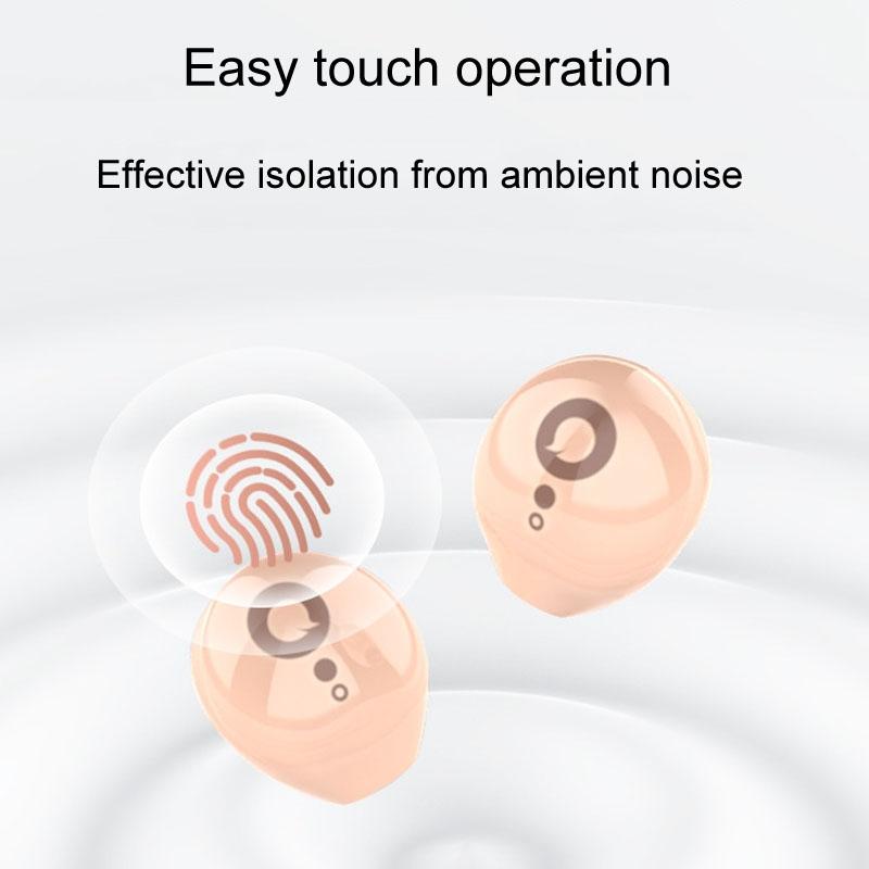 S800 Mini Wireless Sports Earphones with Bluetooth – Comfortable for Sleep, Black
