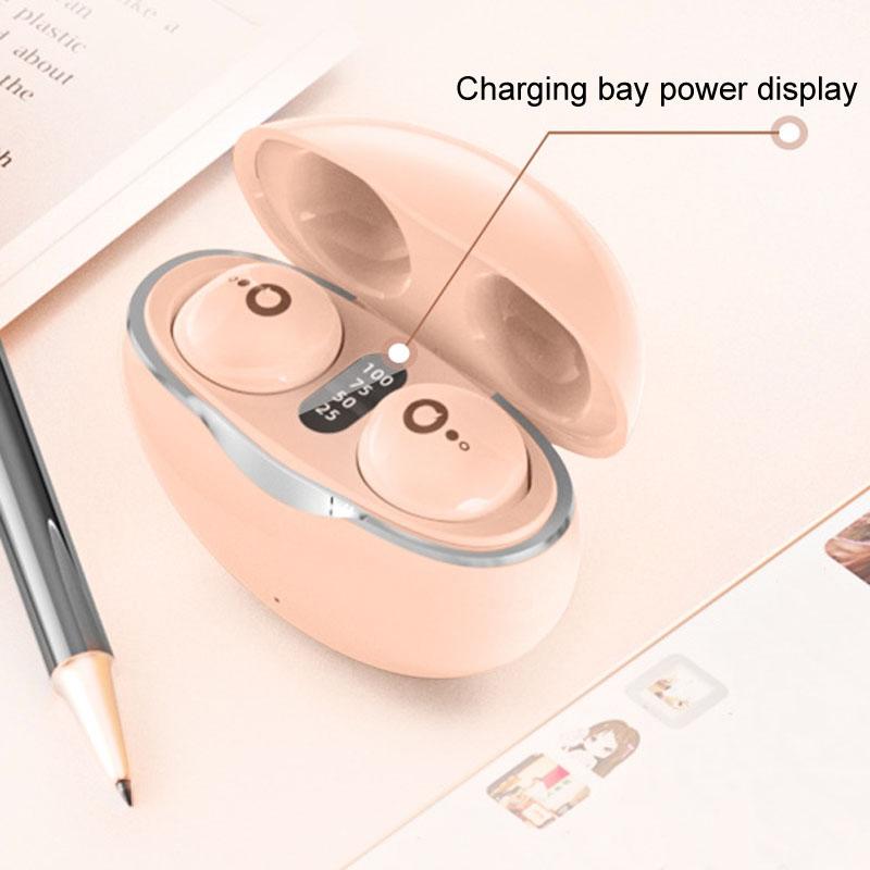 S800 Mini Wireless Sports Earphones with Bluetooth – Comfortable for Sleep, Black
