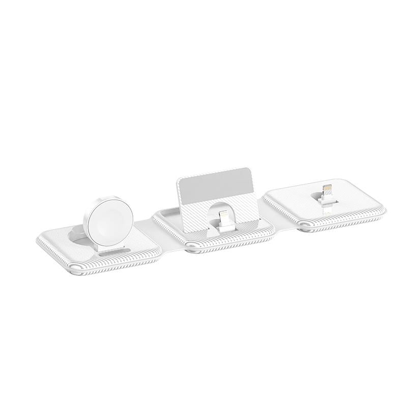 3-in-1 Wireless Charging Station for Apple Watch, iPhone & AirPods – Fast Charger Dock – Black