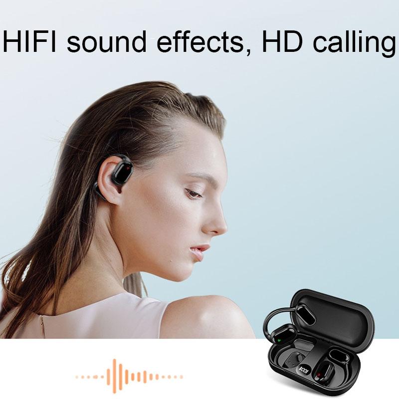 Wireless Earphones with LED Display & Noise Reduction – Bluetooth 5.0, Clear Sound, Long Battery Life
