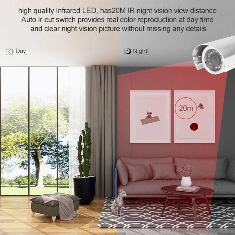 Waterproof Sony CCD Security Camera – 6mm Fixed Lens, 20M IR Night Vision, Outdoor CCTV Surveillance