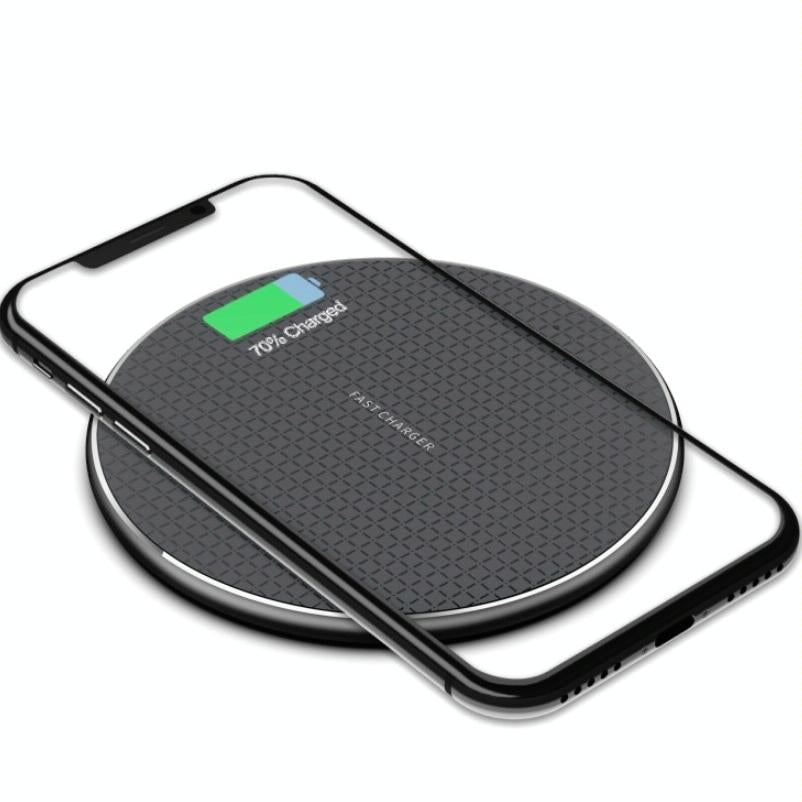10W Universal Wireless Charger with 50cm Cable | Fast Qi-Compatible Charging Pad for Phones