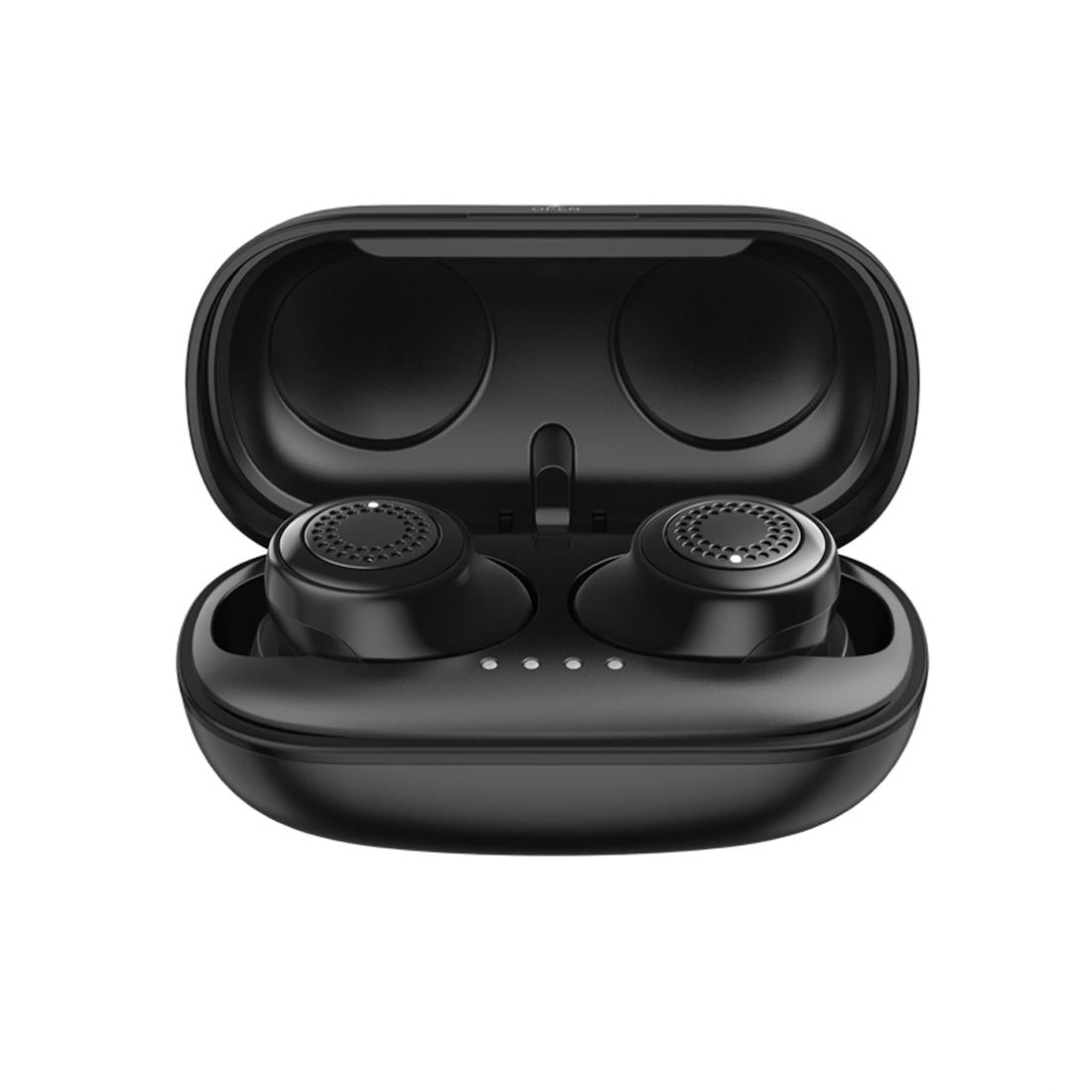 True Wireless Bluetooth 5.0 Earphones – White In-Ear TWS Earbuds with Charging Case & HD Sound