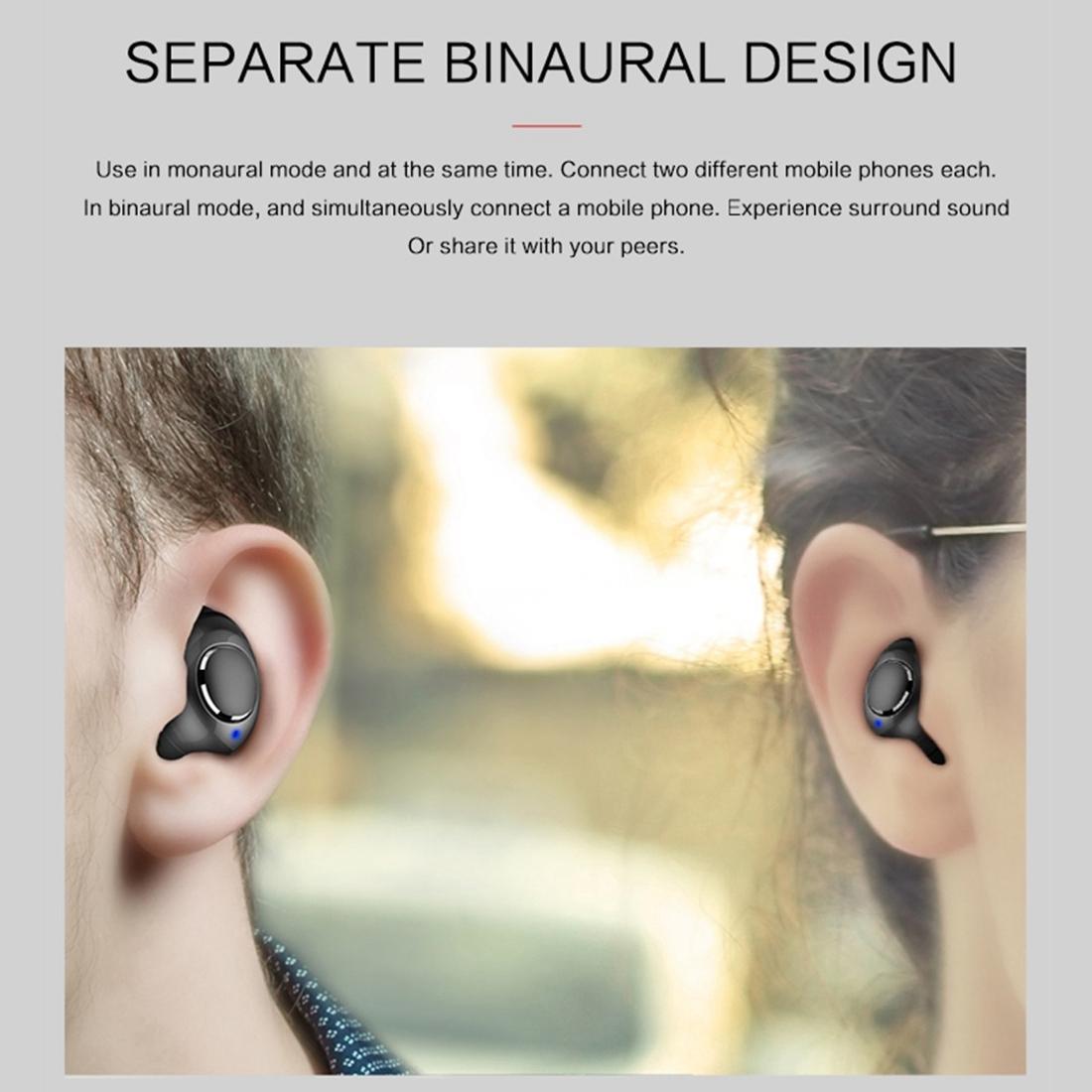 X8 TWS Portable Bluetooth 5.0 Earphones with Charging Case – Wireless In-Ear Sports Headphones – Black