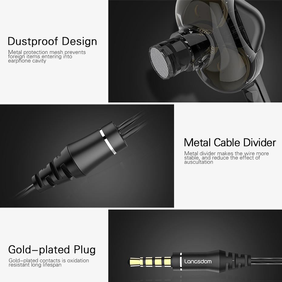 Black Double Moving Coil Wheat Headset – High Fidelity Sound, Comfortable Fit, Durable Design