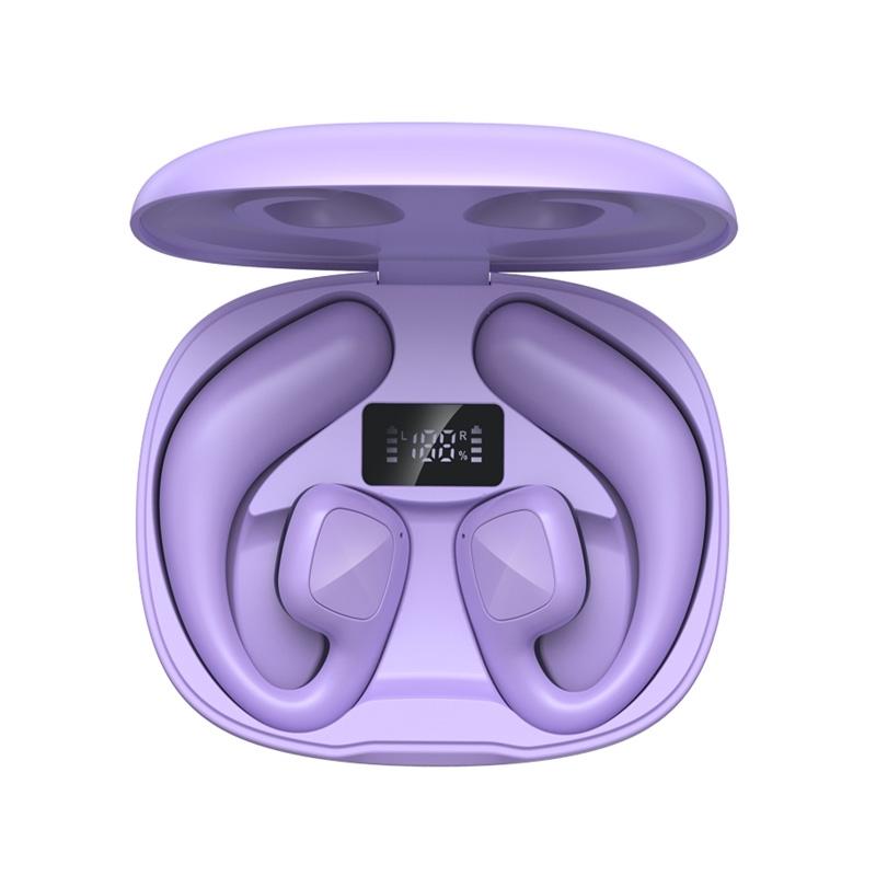 Wireless TWS Bluetooth Earbuds – Air Conduction Technology, Open-Ear Design – Khaki