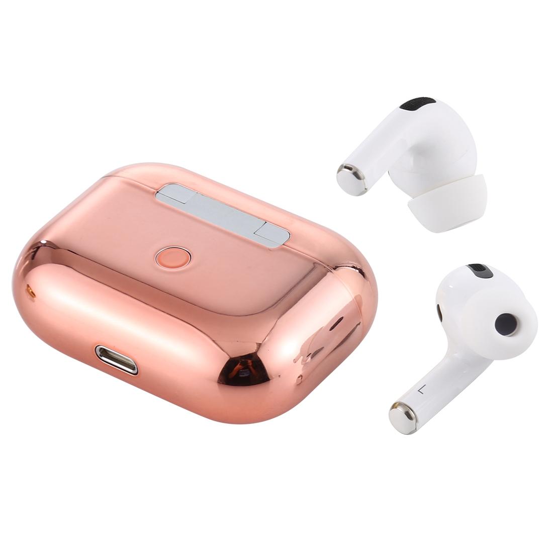 M360 Pro TWS 5.0 & EDR Wireless Stereo Bluetooth Headphones – Gold, In-Ear Earbuds with Mic for Music & Calls
