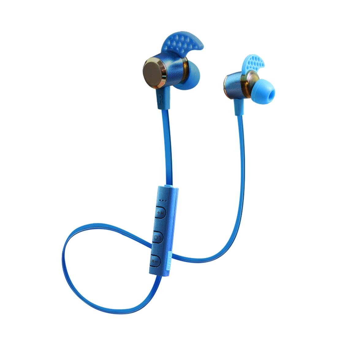 Kin-88 Wireless In-Ear Earphones with Mic – Bluetooth Earbuds, Hands-Free Calls, Blue