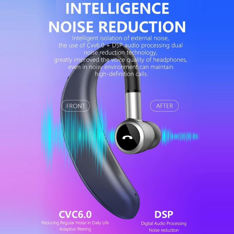 Purple Wireless Stereo Bluetooth 5.0 Earphones – V7 Business Style Sports Headphones