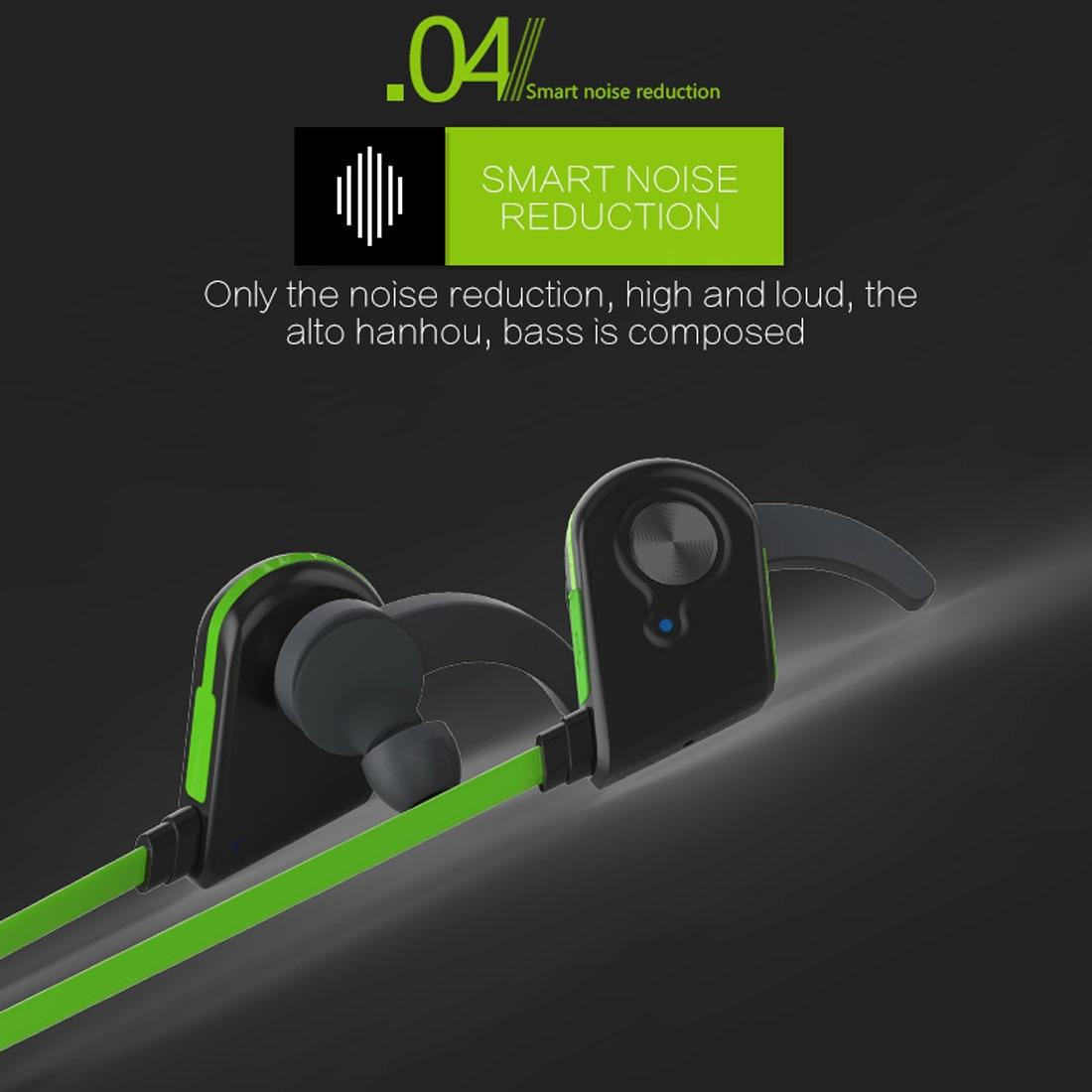 Red Wireless Bluetooth In-Ear Headset – Magnetic Switch, LED Indicator Light & Secure Fit