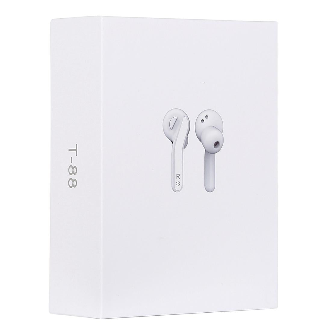 T-88 Wireless Stereo Earphones with Magnetic Charging Box – True Wireless, Bluetooth 5.0