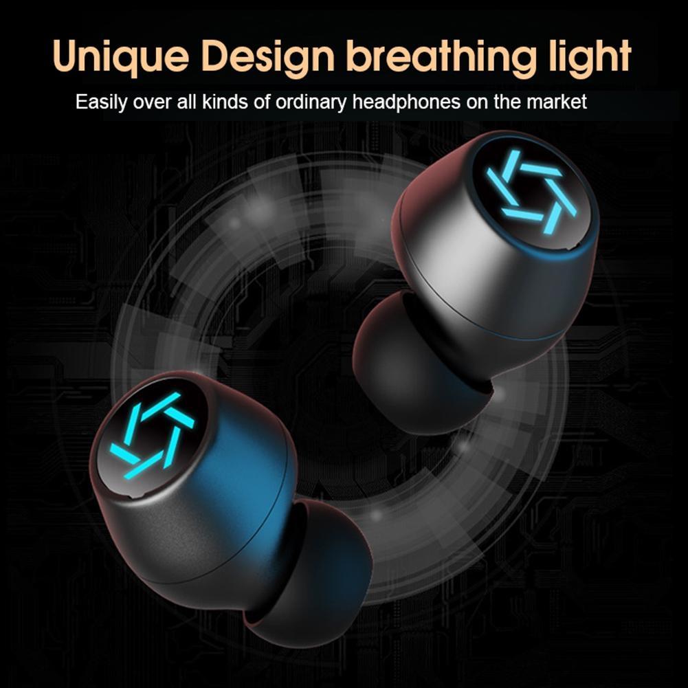 Wireless Bluetooth Earphones with Charging Box – TWS In-Ear Stereo Earbuds (White)