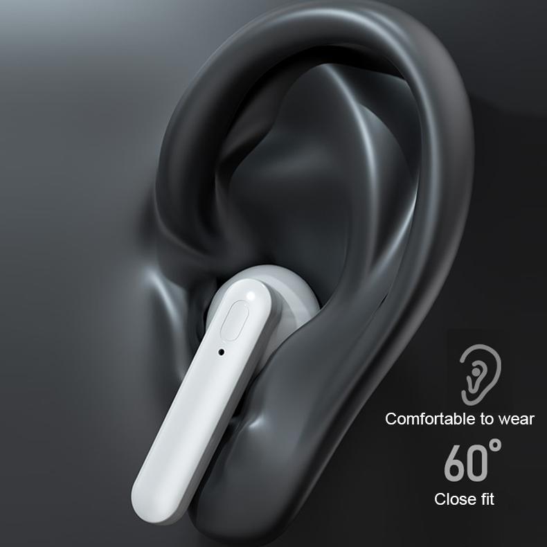 V31 Sight Series Wireless Stereo Bluetooth Earphones – In-Ear TWS Earbuds with Charging Case – White