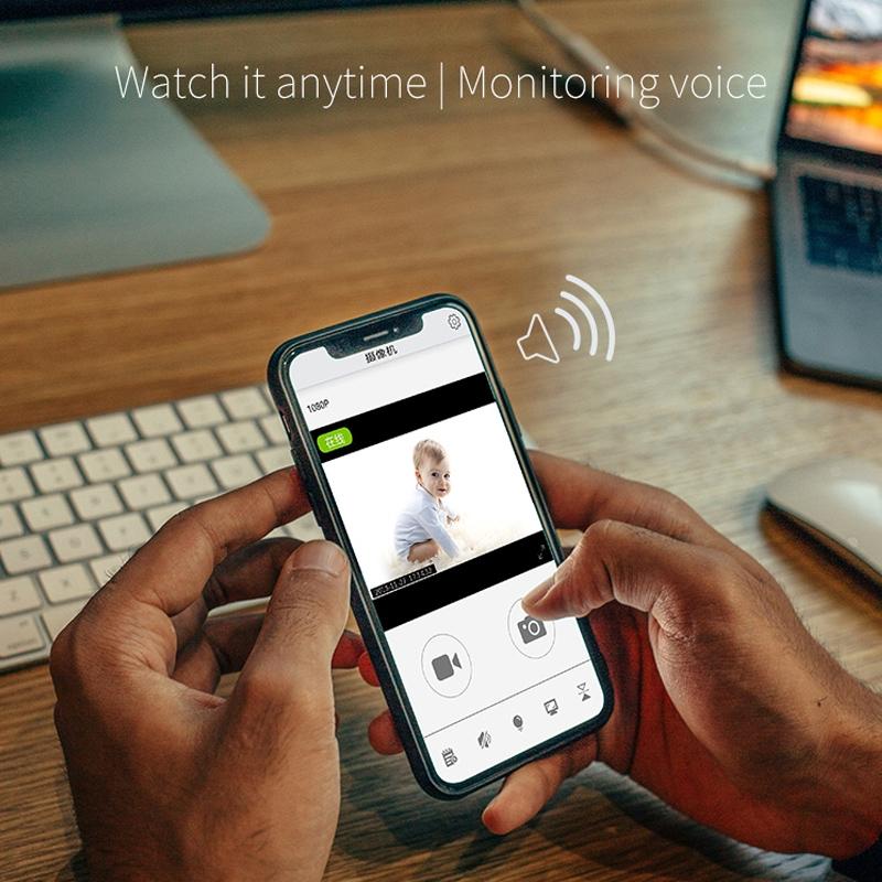 Wireless Wearable WiFi Camera – Infrared Night Vision, Motion Detection, Portable Body Cam