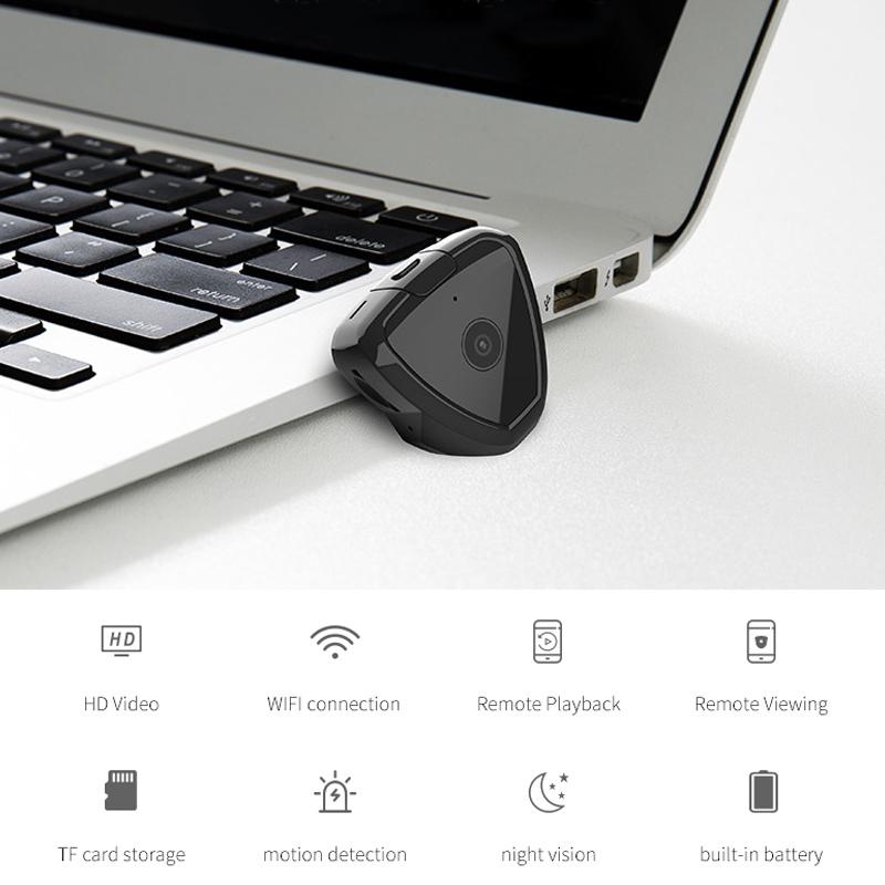 Wireless Wearable WiFi Camera – Infrared Night Vision, Motion Detection, Portable Body Cam