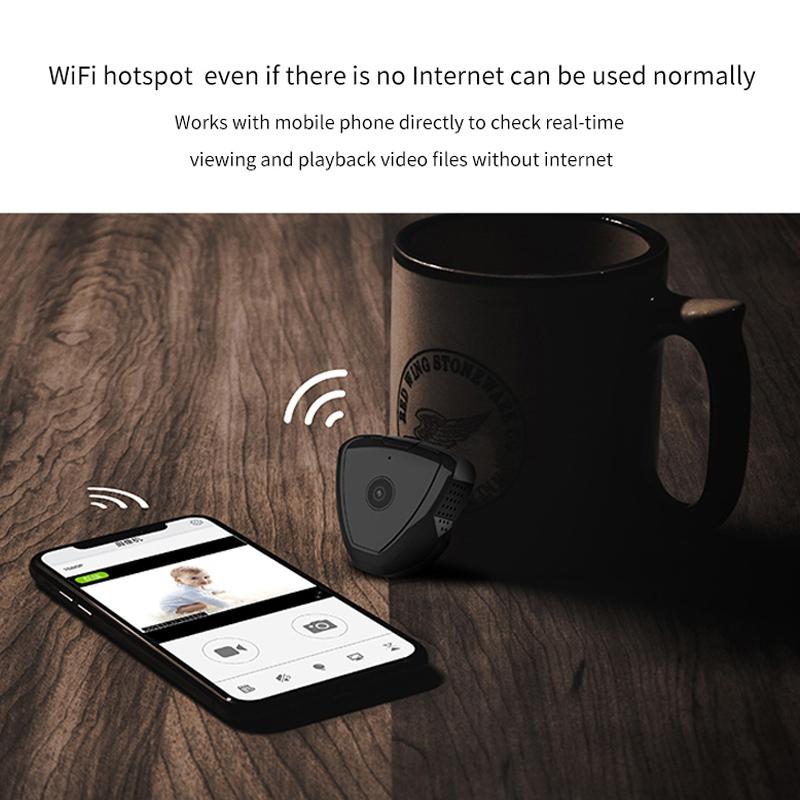 Wireless Wearable WiFi Camera – Infrared Night Vision, Motion Detection, Portable Body Cam