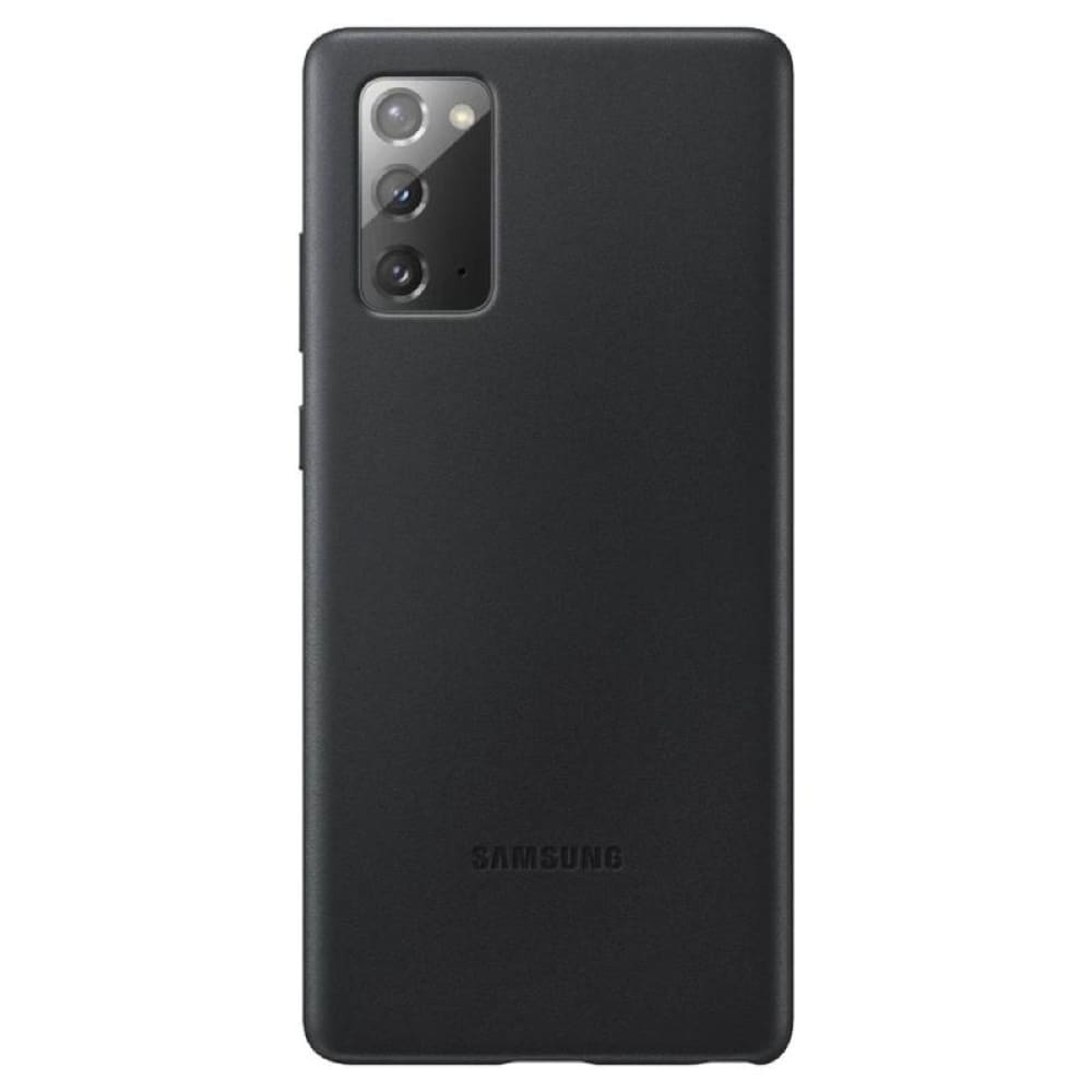 Samsung Leather Cover Case for Galaxy Note20 – Premium Slim Fit Protective Case – Black