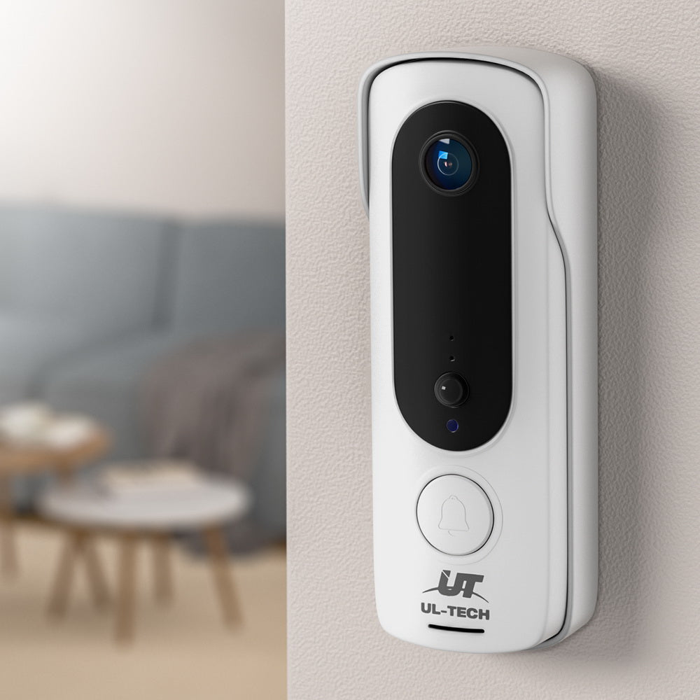 UL-tech Wireless Video Doorbell Security Camera – 2-Way Audio, Motion Detection, Night Vision, App Alerts