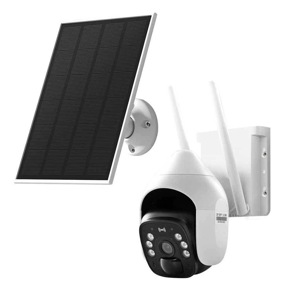 UL-tech 3MP Wireless Security Camera with Solar Panel – Outdoor CCTV with Night Vision, Motion Detection, and App Control