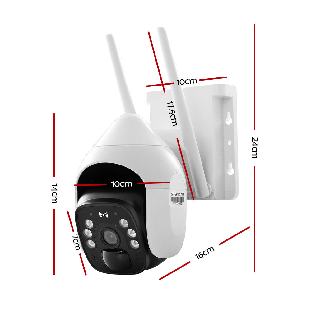 UL-Tech 3MP Wireless IP Security Camera – WiFi Smart Home Surveillance Cam with Night Vision & Motion Detection