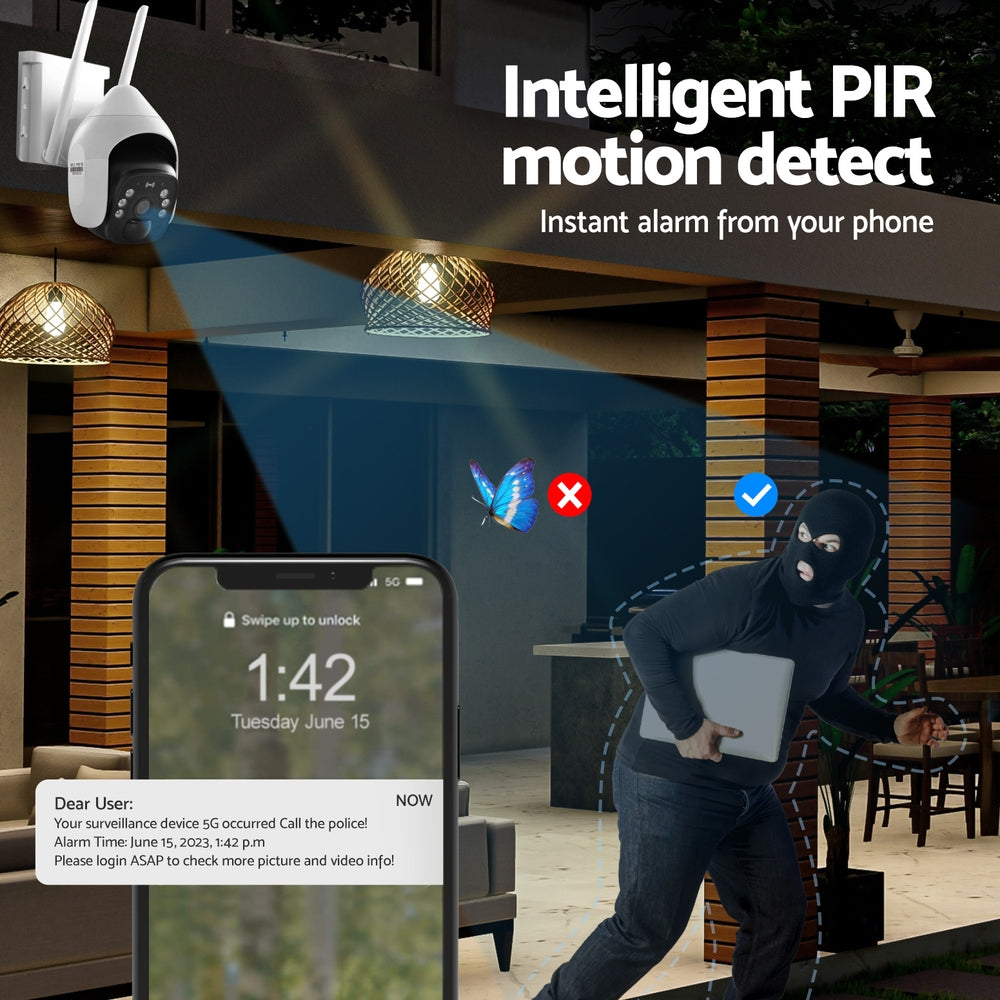 UL-Tech 3MP Wireless IP Security Camera – WiFi Smart Home Surveillance Cam with Night Vision & Motion Detection