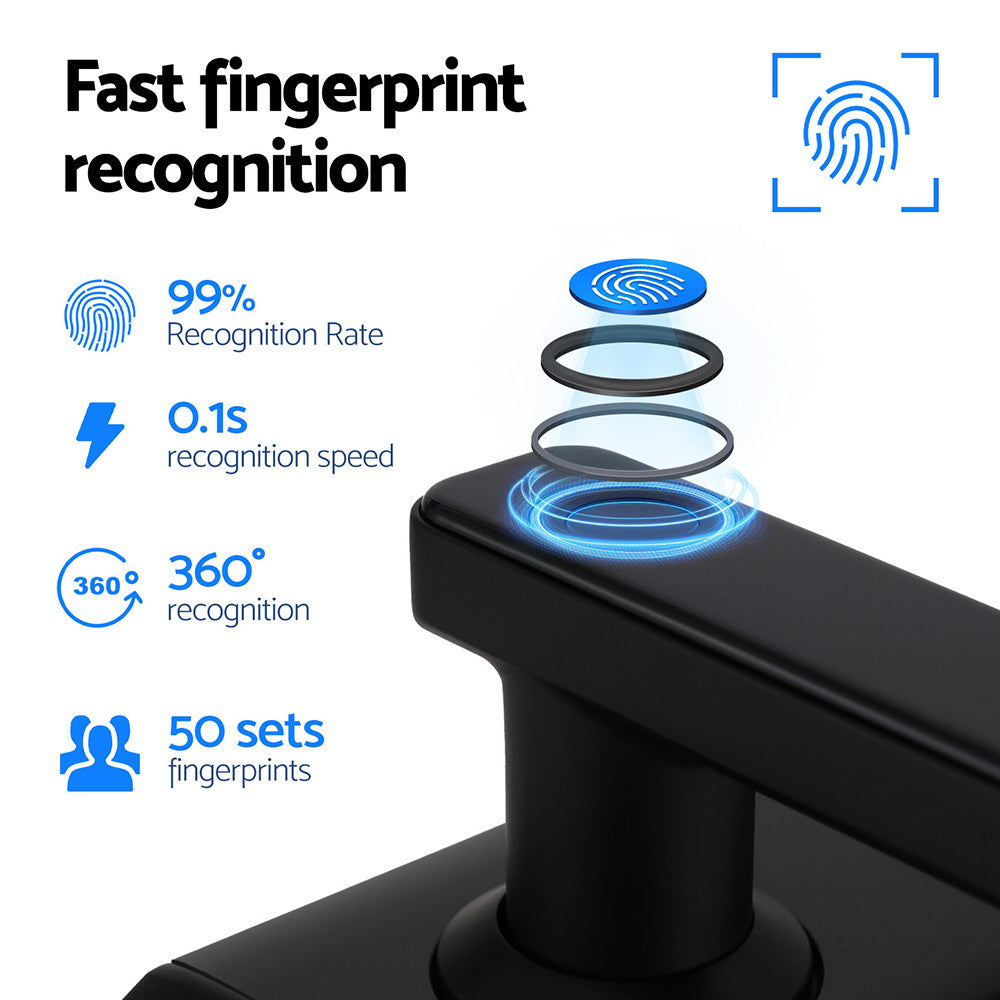 UL-Tech Smart Fingerprint Door Lock – Keyless Entry, Biometric Access Control for Home Security System