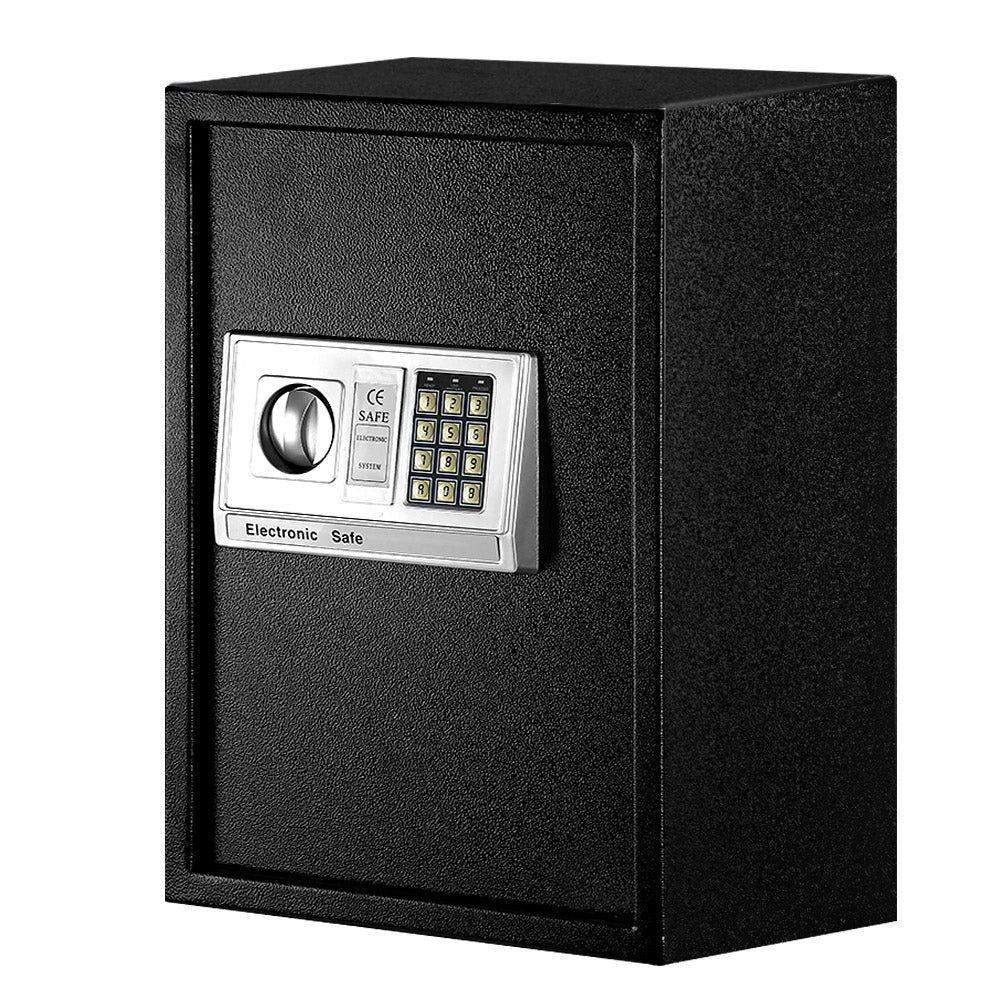 UL-TECH Digital Security Safe Box – Electronic Lock, Wall-Mountable Steel Safe for Home & Office