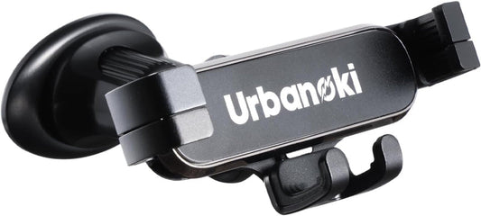 Urbanoki Air Vent Car Phone Holder Mount – Strong Grip Smartphone Holder – Universal Fit – Black