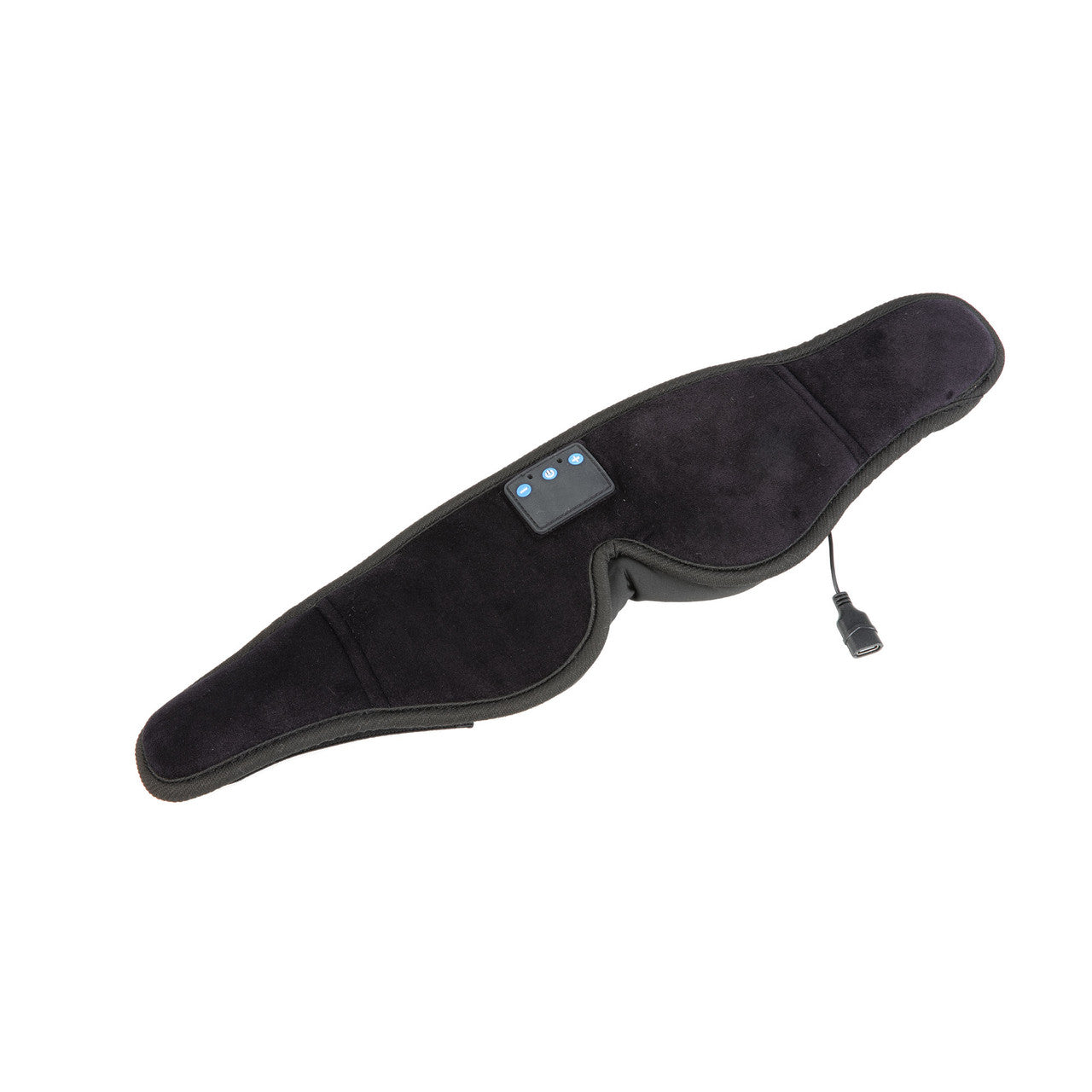 Laser Bluetooth Sleep Mask Headphones – Wireless Music Eye Mask with Built-In Speakers & Mic – Black