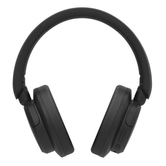 Laser ANC Bluetooth Headphones with Active Noise Cancellation - Wireless Over-Ear Headset, Black