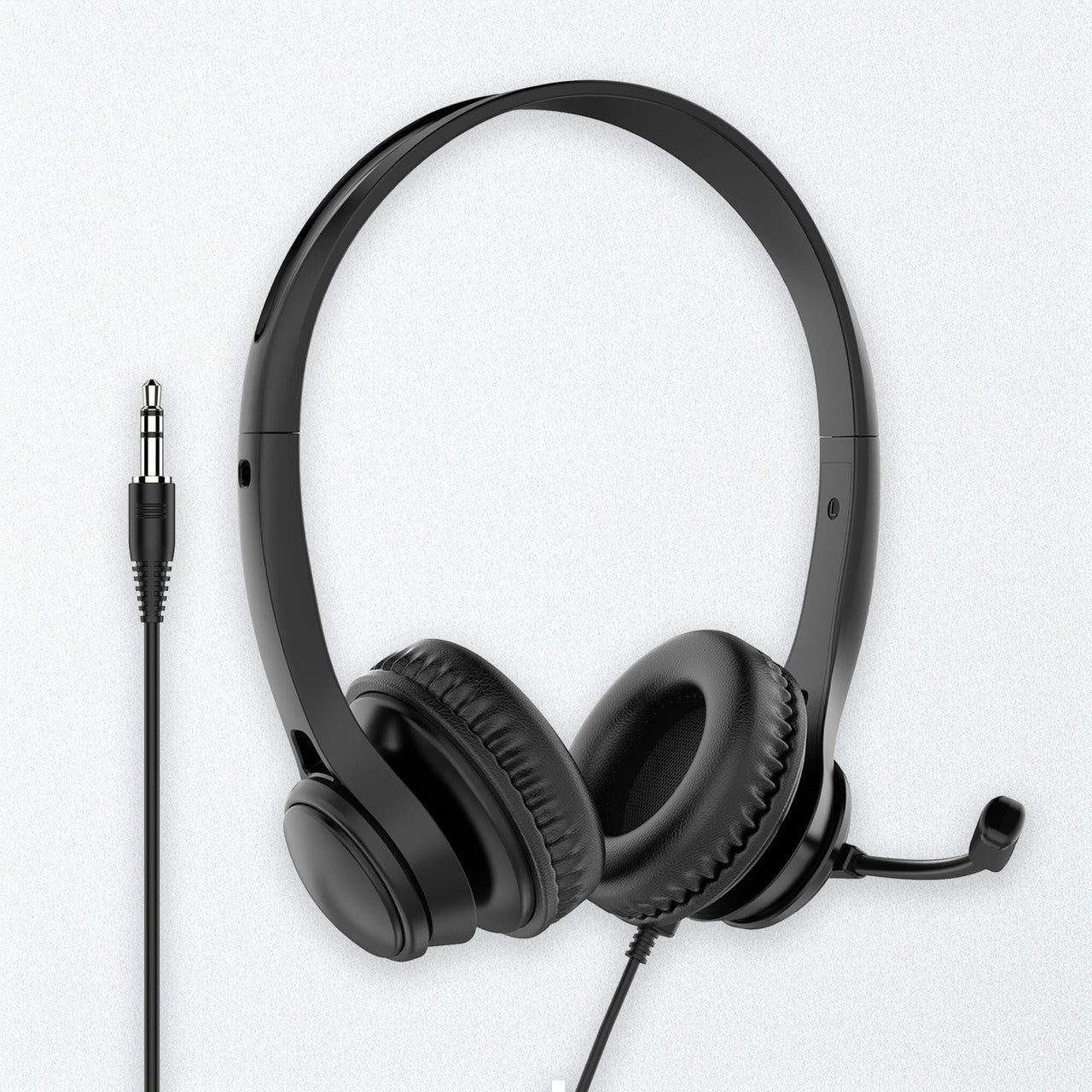 Laser Wired Conference Headset with Microphone – 3.5mm Jack, Noise-Reducing Mic for Calls & Meetings